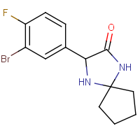CAS: 1272755-98-2 | PC510033 | 3-(3-Bromo-4-fluorophenyl)-1,4-diazaspiro[4.4]nonan-2-one
