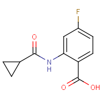 CAS: 953753-01-0 | PC510050 | 2-[(Cyclopropylcarbonyl)amino]-4-fluorobenzoic acid
