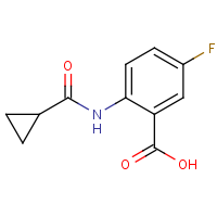 CAS: 1016869-97-8 | PC510051 | 2-[(Cyclopropylcarbonyl)amino]-5-fluorobenzoic acid