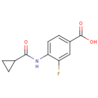 CAS: 1314406-43-3 | PC510053 | 4-[(Cyclopropylcarbonyl)amino]-3-fluorobenzoic acid