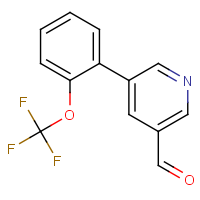 CAS:887973-92-4 | PC510081 | 5-[2-(Trifluoromethoxy)phenyl]-3-pyridinecarbaldehyde