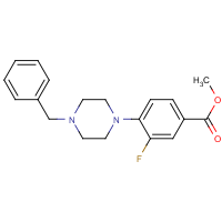 CAS:1346597-56-5 | PC510082 | Methyl 4-(4-Benzyl-1-piperazinyl)-3-fluorobenzoate