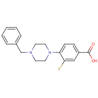 CAS: 1346597-48-5 | PC510083 | 4-(4-Benzyl-1-piperazinyl)-3-fluorobenzoic acid