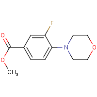 CAS:495405-04-4 | PC510086 | Methyl 3-Fluoro-4-morpholinobenzoate