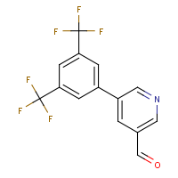 CAS:887973-75-3 | PC510097 | 5-[3,5-Bis(trifluoromethyl)phenyl]-3-pyridinecarbaldehyde