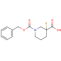 CAS:1363166-38-4 | PC510110 | 1-Cbz-3-fluoropiperidine-3-carboxylic acid