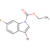 CAS: 1375064-61-1 | PC510116 | Ethyl 3-Bromo-6-fluoroindole-1-carboxylate
