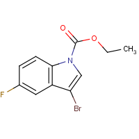 CAS:1375064-48-4 | PC510118 | Ethyl 3-Bromo-5-fluoroindole-1-carboxylate