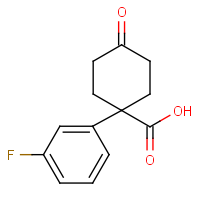 CAS: 374795-89-8 | PC510125 | 1-(3-Fluorophenyl)-4-oxocyclohexanecarboxylic acid