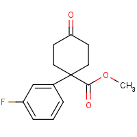 CAS: 1384264-42-9 | PC510126 | Methyl 1-(3-Fluorophenyl)-4-oxocyclohexanecarboxylate