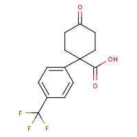 CAS: 1385694-50-7 | PC510127 | 4-Oxo-1-[4-(trifluoromethyl)phenyl]cyclohexanecarboxylic acid