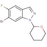 CAS:1286734-76-6 | PC51017 | 6-Bromo-5-fluoro-1-(tetrahydro-2H-pyran-2-yl)-1H-indazole