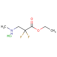 CAS: 1956311-12-8 | PC510175 | Ethyl 2,2-Difluoro-3-(methylamino)propanoate hydrochloride