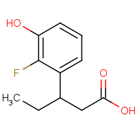 CAS: 1142230-96-3 | PC510185 | 3-(2-Fluoro-3-hydroxyphenyl)pentanoic acid