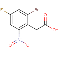 CAS: 1805151-95-4 | PC510196 | 2-(2-Bromo-4-fluoro-6-nitrophenyl)acetic acid