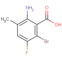 CAS: 1694614-97-5 | PC510264 | 2-Amino-6-bromo-5-fluoro-3-methylbenzoic acid
