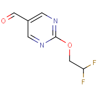 CAS:1565712-50-6 | PC510359 | 2-(2,2-Difluoroethoxy)pyrimidine-5-carbaldehyde