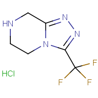 CAS: 762240-92-6 | PC51048 | 5,6,7,8-Tetrahydro-3-(trifluoromethyl)[1,2,4]triazolo[4,3-a]pyrazine hydrochloride