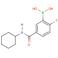 CAS: 874289-44-8 | PC5106 | 5-(Cyclohexylcarbamoyl)-2-fluorobenzeneboronic acid