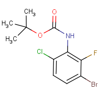 CAS:1820711-67-8 | PC51198 | 3-Bromo-6-chloro-2-fluoroaniline, N-BOC protected