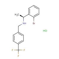 CAS: | PC512002 | (1S)-1-(2-Bromophenyl)-N-[[4-(trifluoromethyl)phenyl]methyl]ethanamine hydrochloride