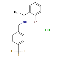 CAS:  | PC512003 | 1-(2-Bromophenyl)-N-[[4-(trifluoromethyl)phenyl]methyl]ethanamine hydrochloride