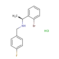 CAS:  | PC512016 | (1S)-1-(2-Bromophenyl)-N-[(4-fluorophenyl)methyl]ethanamine hydrochloride