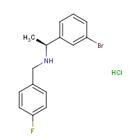 CAS:  | PC512018 | (1S)-1-(3-Bromophenyl)-N-[(4-fluorophenyl)methyl]ethanamine hydrochloride