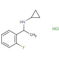 CAS: 1170249-65-6 | PC512024 | N-[1-(2-Fluorophenyl)ethyl]cyclopropanamine hydrochloride