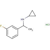 CAS:2379918-51-9 | PC512027 | N-[1-(3-Fluorophenyl)ethyl]cyclopropanamine hydrochloride