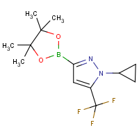 CAS: | PC512031 | 1-Cyclopropyl-5-(trifluoromethyl)-1H-pyrazole-3-boronic acid, pinacol ester