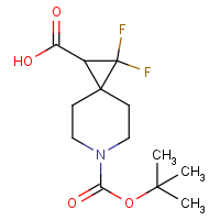 CAS:2384170-69-6 | PC512038 | 6-(tert-Butoxycarbonyl)-2,2-difluoro-6-azaspiro[2.5]octane-1-carboxylic acid