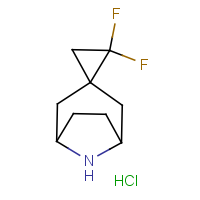 CAS: 2095410-82-3 | PC512045 | 2',2'-Difluoro-8-azaspiro[bicyclo[3.2.1]octane-3,1'-cyclopropane] hydrochloride