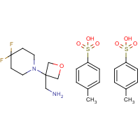 CAS: | PC512046 | [3-(4,4-Difluoro-1-piperidyl)oxetan-3-yl]methanamine ditosylate