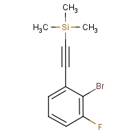 CAS:1823316-92-2 | PC51223 | 2-Bromo-3-fluorophenylacetylene, TMS protected