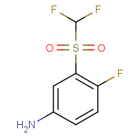 CAS:2091504-46-8 | PC51315 | 3-[(Difluoromethyl)sulphonyl]-4-fluoroaniline