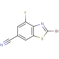 CAS:1427399-19-6 | PC51329 | 2-Bromo-4-fluoro-1,3-benzothiazole-6-carbonitrile