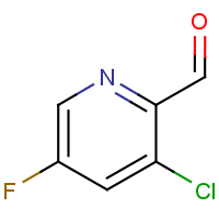 CAS: 1227563-32-7 | PC51357 | 3-Chloro-5-fluoropicolinaldehyde