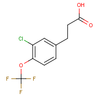 CAS: 1261873-29-3 | PC51362 | 3-[3-Chloro-4-(trifluoromethoxy)phenyl]propanoic acid
