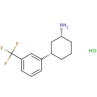 CAS:  | PC51381 | rac-(1R,3S)-3-[3-(Trifluoromethyl)phenyl]cyclohexan-1-amine hydrochloride