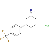 CAS:  | PC51383 | rac-(1R,3S)-3-[4-(Trifluoromethyl)phenyl]cyclohexan-1-amine hydrochloride