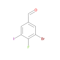 CAS: 1356113-37-5 | PC51677 | 3-Bromo-4-fluoro-5-iodobenzaldehyde