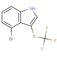 CAS: 1909315-30-5 | PC51852 | 4-Bromo-3-(trifluoromethylthio)indole