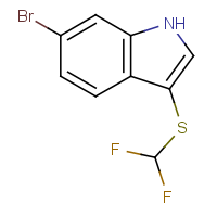 CAS:1805773-46-9 | PC51859 | 6-Bromo-3-(difluoromethylthio)indole