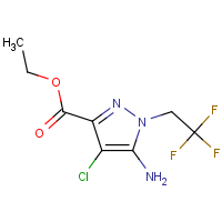 CAS:1427011-57-1 | PC520001 | Ethyl 5-amino-4-chloro-1-(2,2,2-trifluoroethyl)pyrazole-3-carboxylate