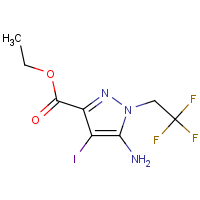 CAS: 1427013-98-6 | PC520003 | Ethyl 5-amino-4-iodo-1-(2,2,2-trifluoroethyl)pyrazole-3-carboxylate