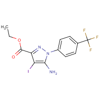 CAS: 1427013-71-5 | PC520010 | Ethyl 5-amino-4-iodo-1-[4-(trifluoromethyl)phenyl]pyrazole-3-carboxylate