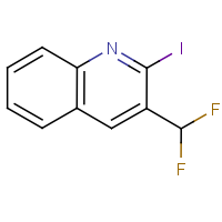 CAS: 2091217-04-6 | PC520030 | 3-(Difluoromethyl)-2-iodoquinoline