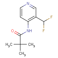 CAS: | PC520033 | N-[3-(Difluoromethyl)-4-pyridyl]-2,2-dimethyl-propanamide