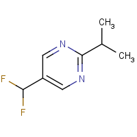 CAS:  | PC520043 | 5-(Difluoromethyl)-2-isopropyl-pyrimidine